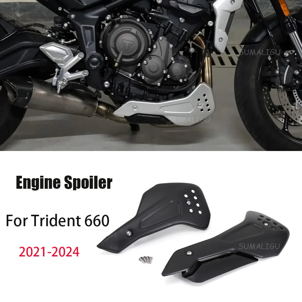 

For Trident 660 Trident660 2021-2024 Motorcycle Accessories Engine Belly Engine Cowling Protection Plates Kit Side Lower Fairing