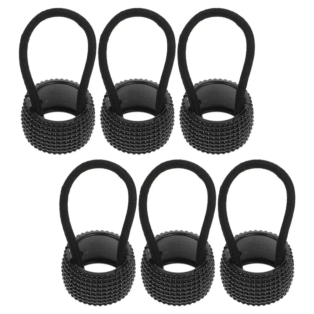

6Pcs Ponytail Holders Cuff for Women Girls Fashion Hair Ties Rope Lightweight Non-Deformable Hair Styling Accessories