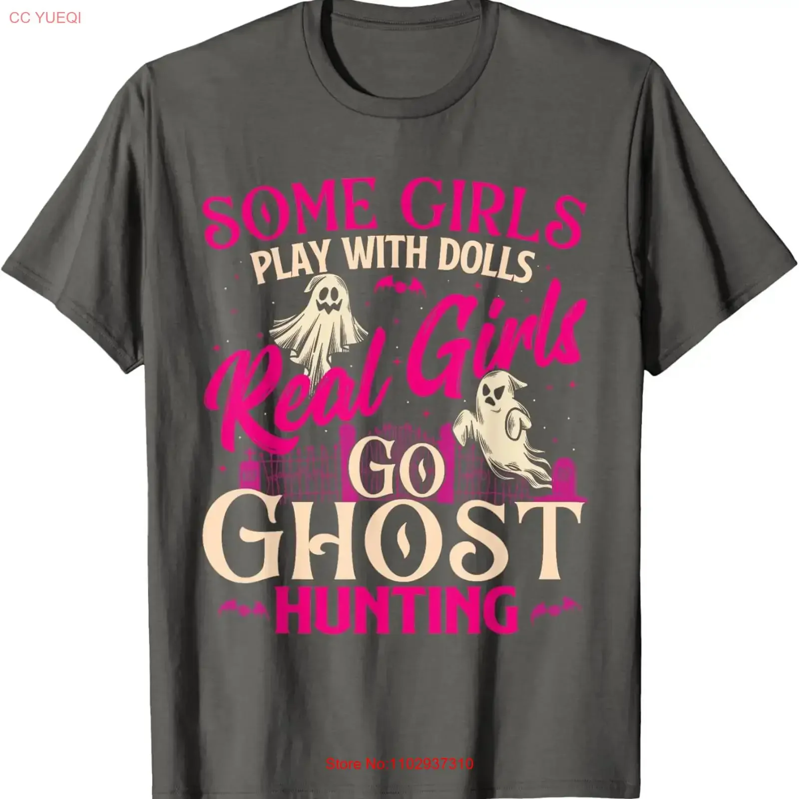 T-shirt vintage pour homme, délavé, élégant et confortable, pour chasseurs de fantômes et chercheurs paranormaux, légèrement décontracté