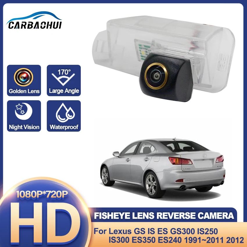 Golden HD Car Waterproof Night Vision reverse Rear View Reversing Backup Camera For Lexus GS IS ES GS300 IS250 IS300 ES350 ES240