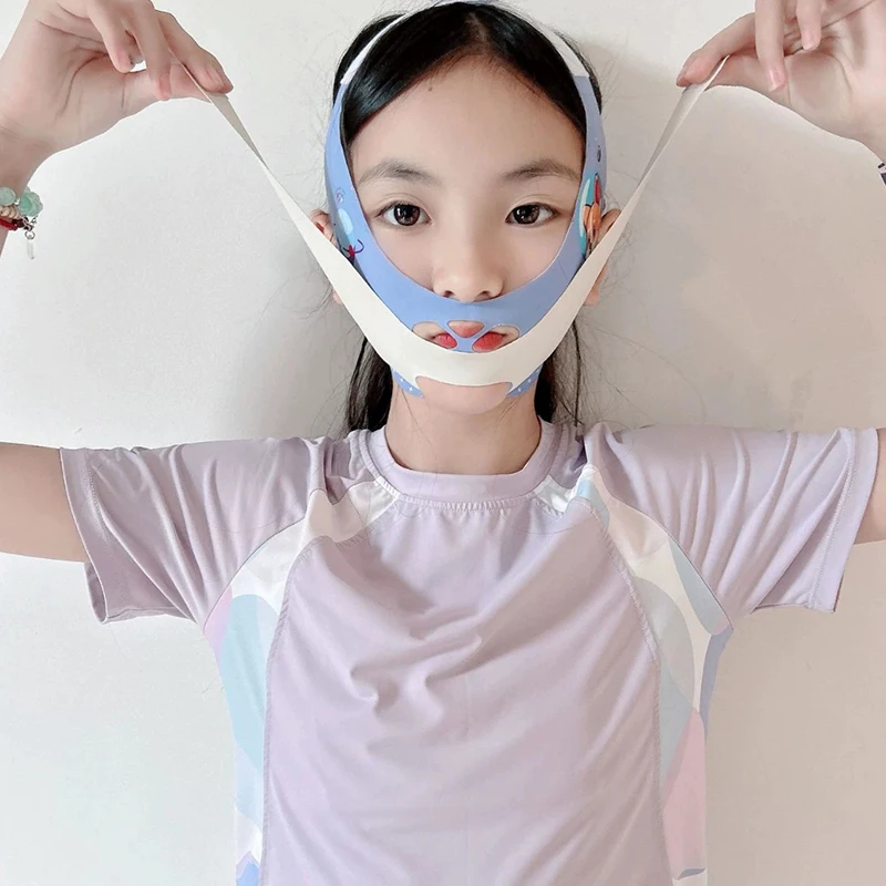Children Sleeping Anti-Open Mouth Bandage V-face Mask Skins Tightening Correction Sleep Habits