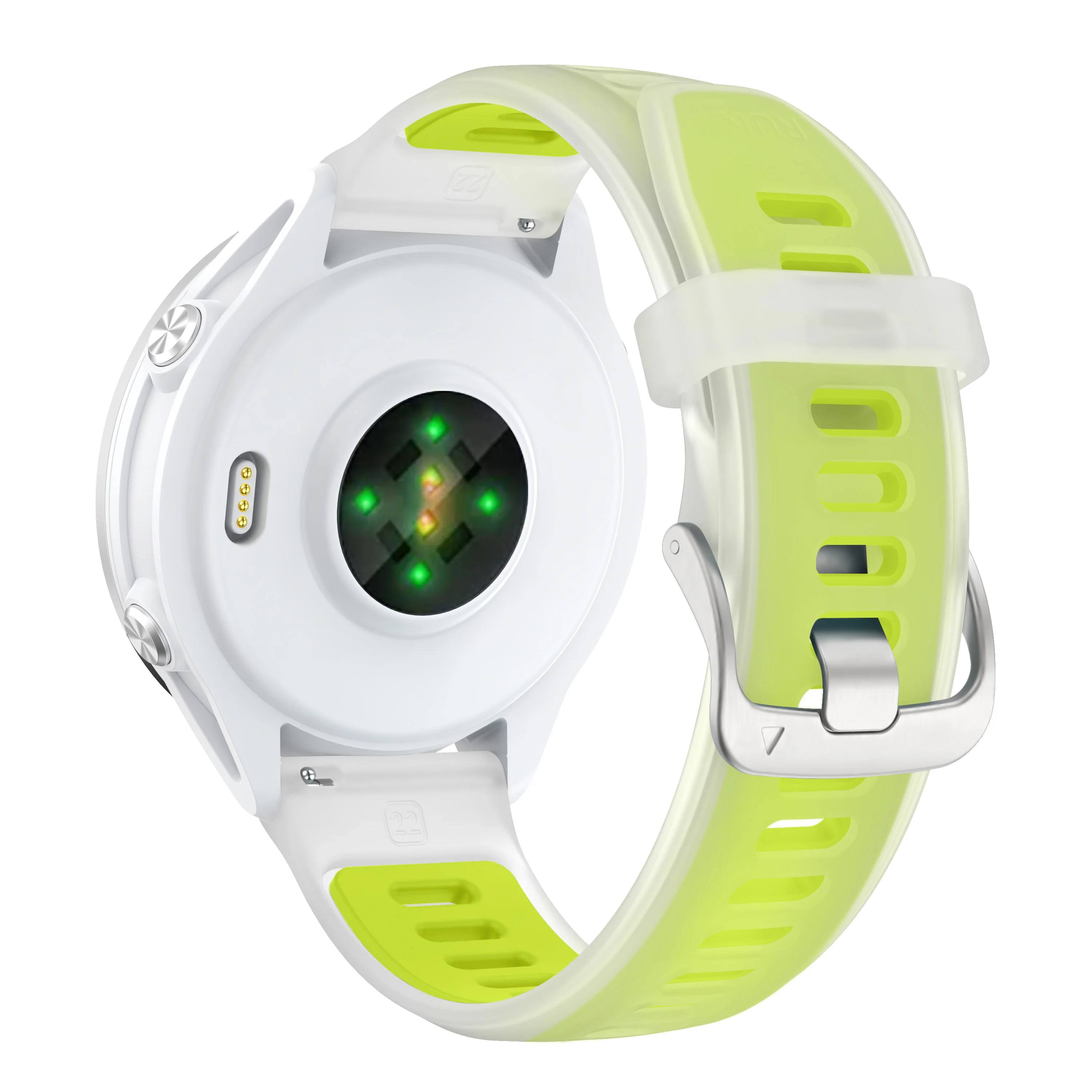 18 20 22 ミリメートルシリコンバンドガーミンフォアランナー 570 42 ミリメートル 47 ミリメートルスポーツ Transparnt 交換バンドガーミンフォアランナー 245/255/Venu 3S