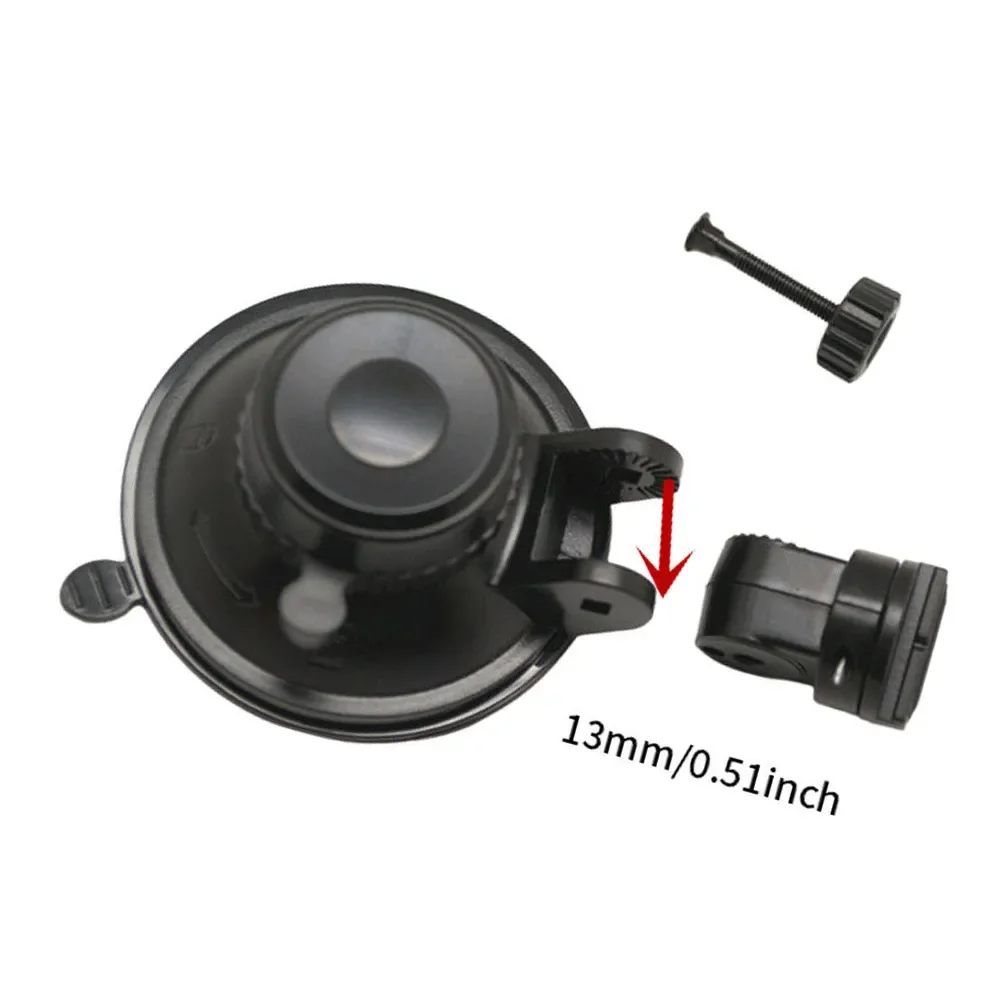 1×DVR Suction Cup Dash Cam Holder Mount Accessory Compatible For 360/J501/J501c Auto Interior 360 Degrees Rotating Holder