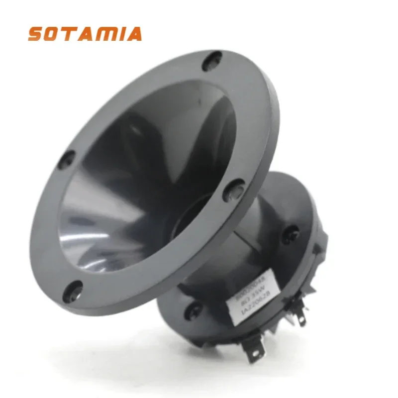 SOTAMIA 3.5 Inch 95MM Audio Tweeter 8 Ohm 35W Sound Treble Speaker Carbon Fiber Basin Tweeter Horn DIY Outdoor Home Speakers