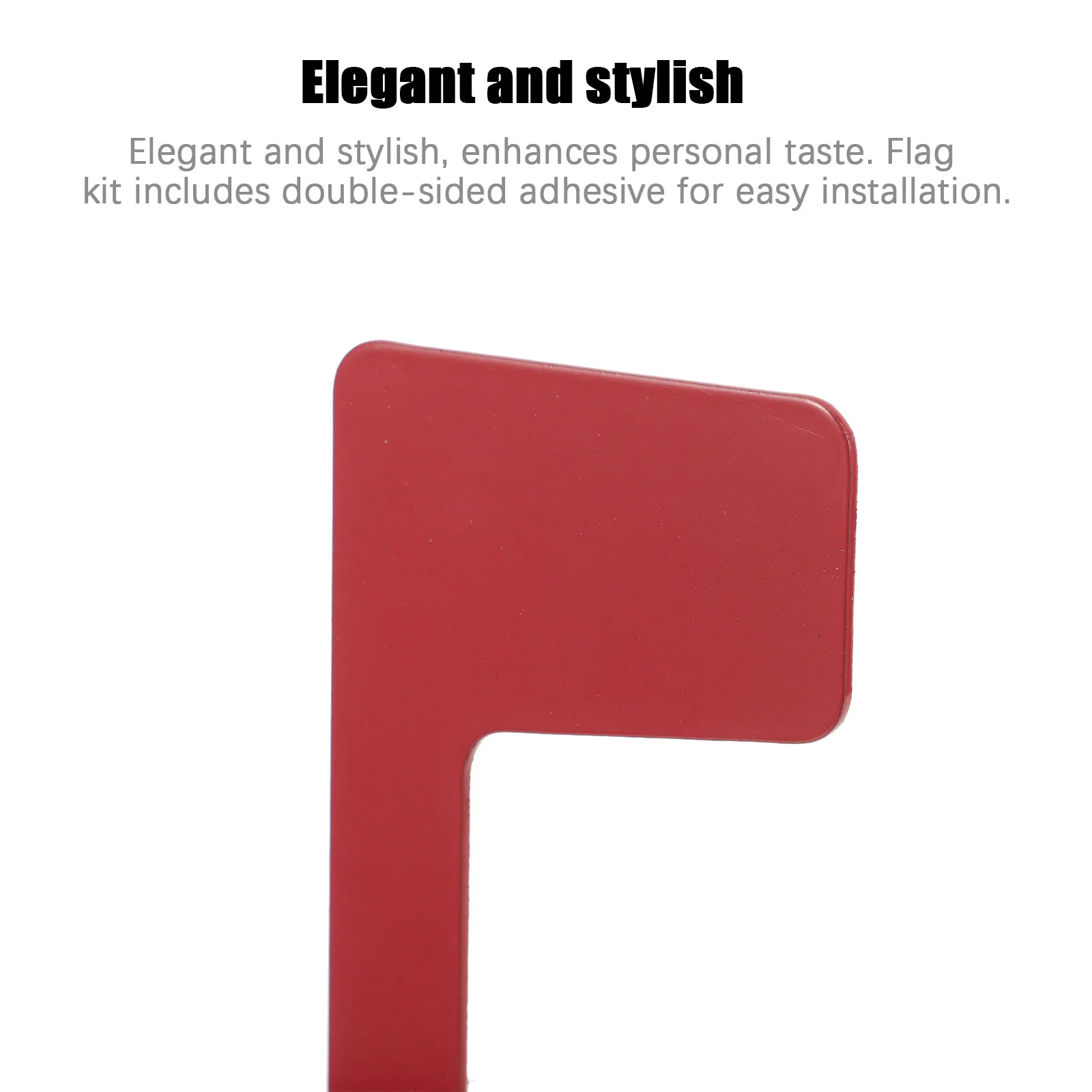 

1 set 1 Set Universal Mailbox Flag Replacement Kit Metal Adhesive Red Mailbox Flag For Outdoor Easy Install Sticky Alert Decor