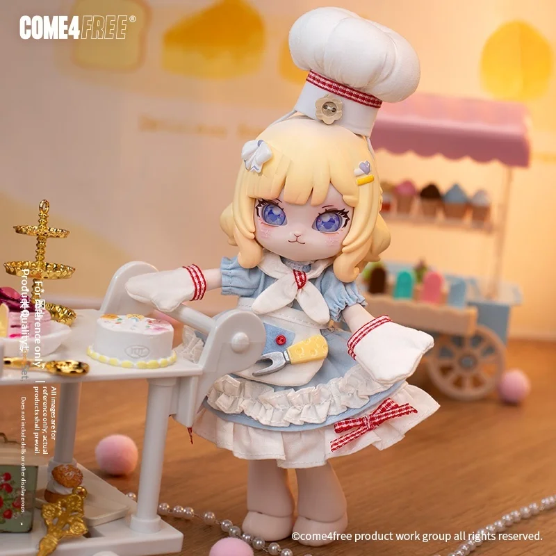 Come4free Dessert Series Zhizhi Sea Salt Doll Clothes for 12-Inch Ob11 Bjd Skirt Only Doll Accessories without Doll