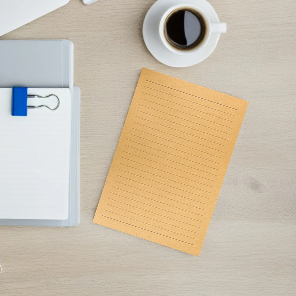 50 قطعة ورق حروف كرافت عتيق أوراق كتابة قرطاسية كلاسيكية لدعوات رسائل الخط رسم