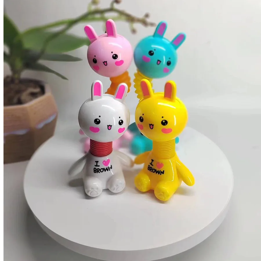 New Unique Stress Relieving Versatile Stretching Cute Rabbit Puzzle Creative Ornament Children's Stretching Toy