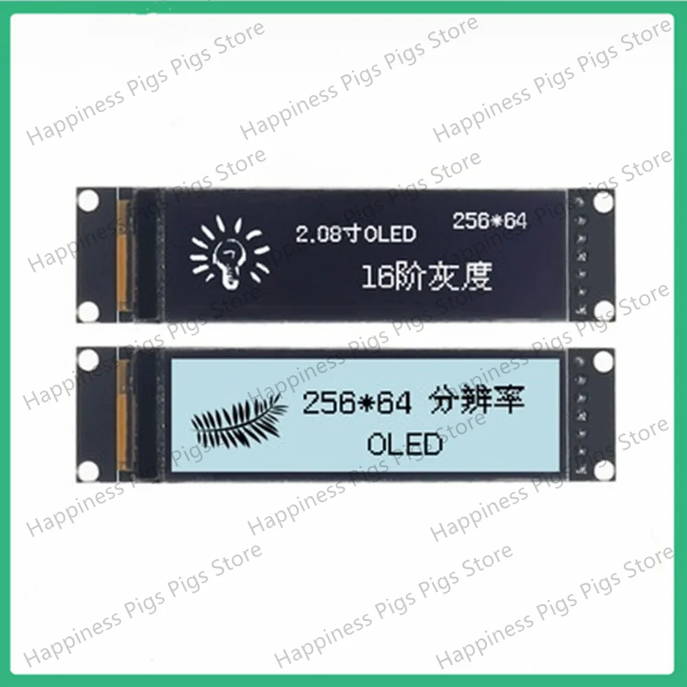 

2.08 Inch OLED Display LCD Screen 256x64oled with Grayscale Adjustment SPI Interface Highlight