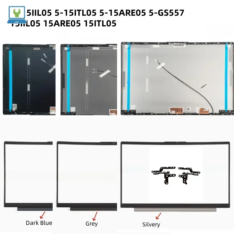 New LCD Back Cover Case Bezel LCD Front Frame For Ideapa 5 5-15IIL05 5-15ITL05 5-15ARE05 5-GS557 15IIL05 15ARE05 15ITL05