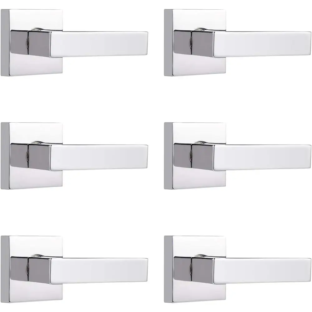 

Современный квадратный рычаг с полированным хромированным манекеном, полурычаги, не поворотные, универсальные, сверхмощные