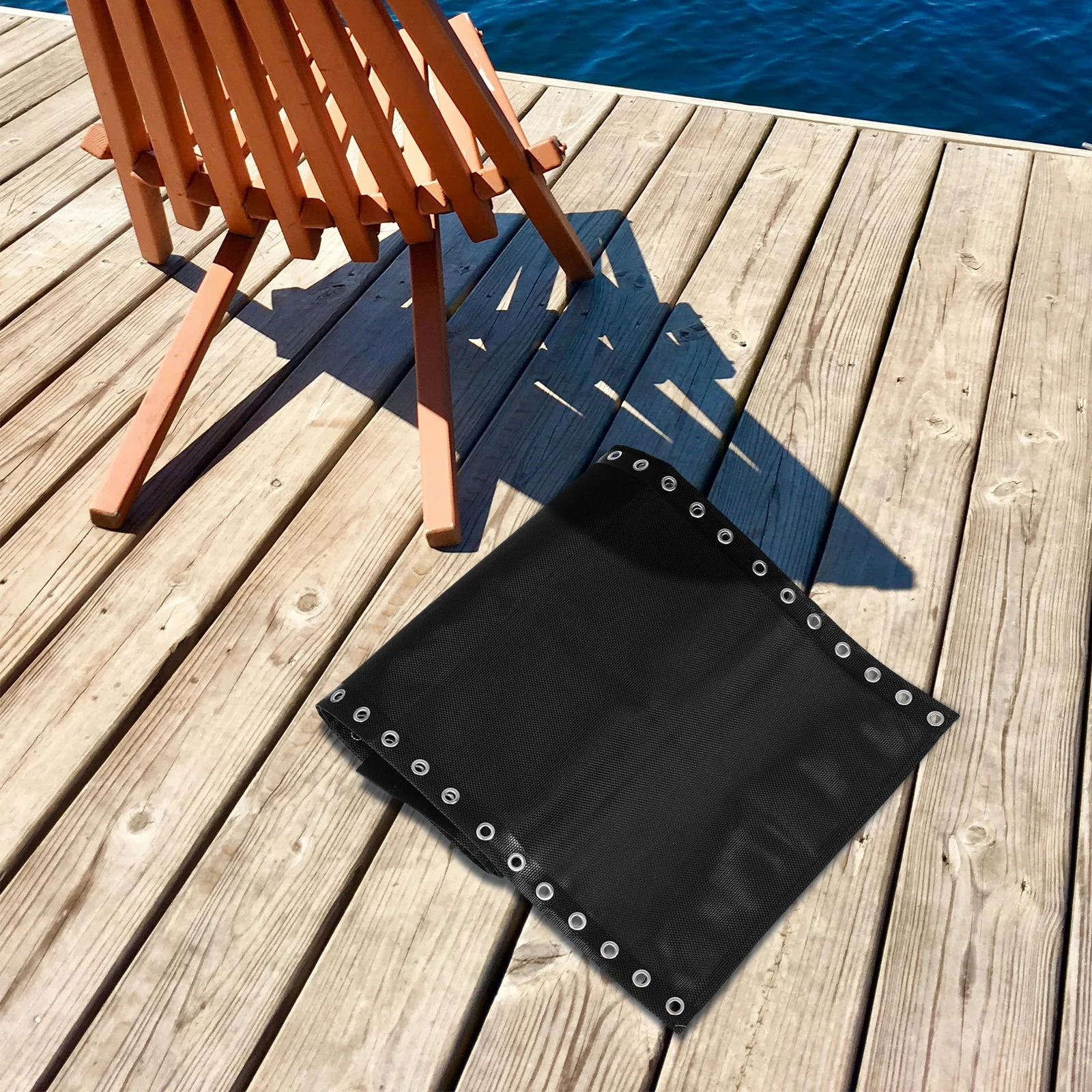 1 Zestaw Wymiennych Pokrowców na Krzesła Ogrodowe Wytrzymałe Wodoodporne Oddychające Siatkowe Materiały Naprawcze do Leżaków Ogrodowych Huśtawek