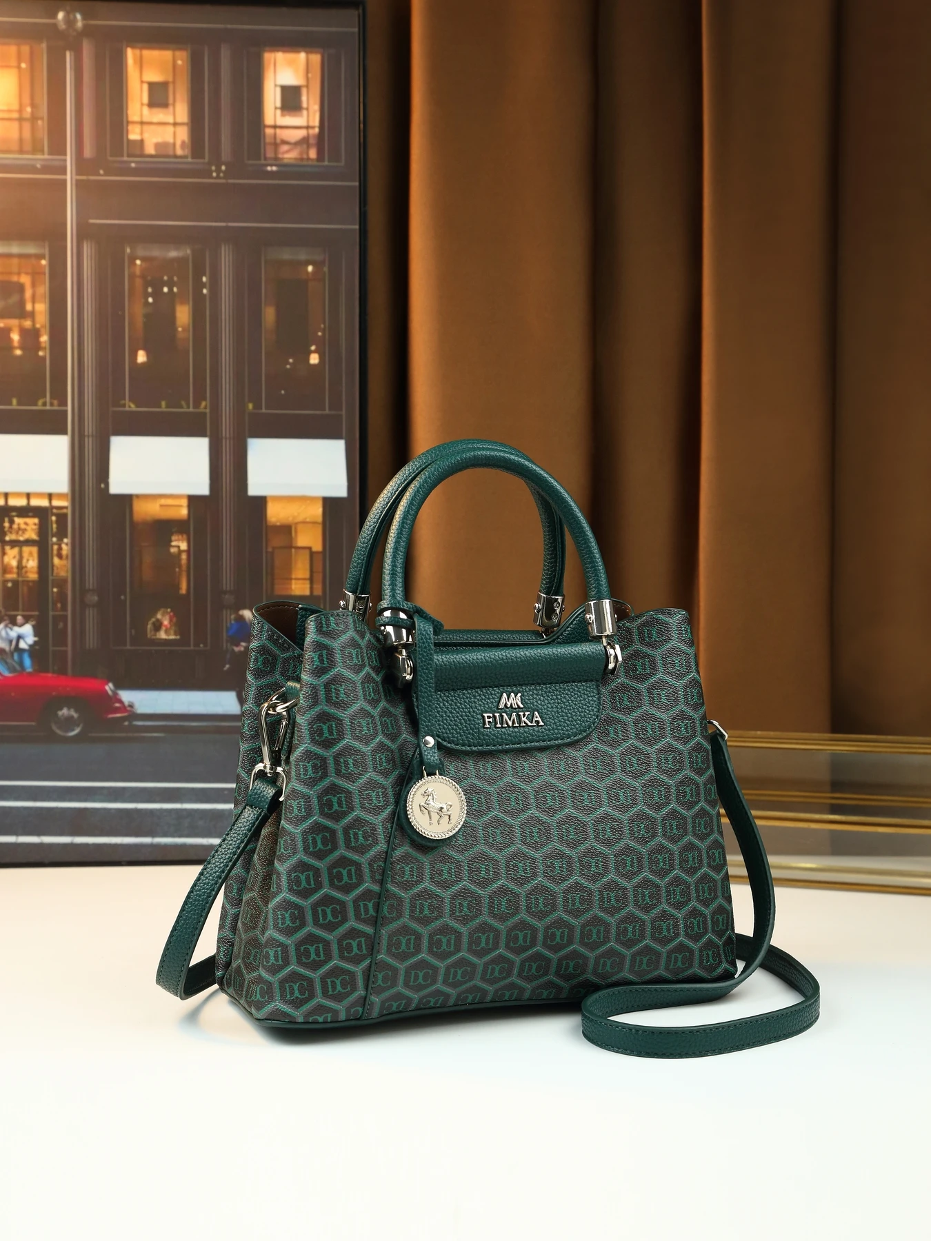 

Новая высококачественная универсальная сумка-ведро для женщин среднего возраста в стиле ретро с принтом