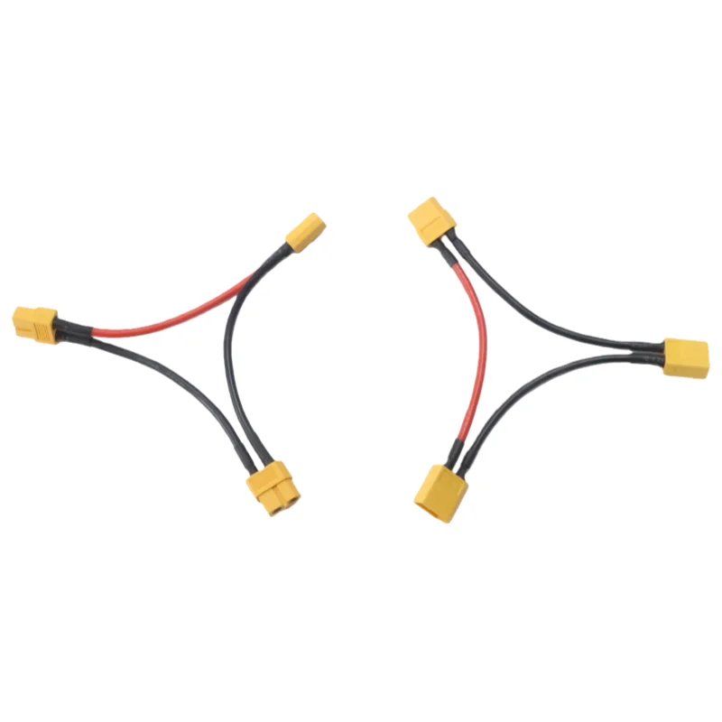 XT60 Connector Male to Female 14AWG 10CM Battery Adapter Series Y Shape Rc Helicopter Connection Cable