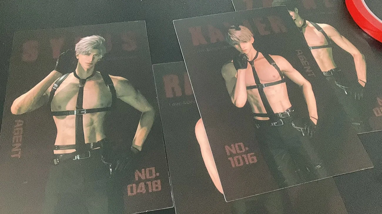 

New Love and Deep Sky Starry Cosplay Postcards, Sylus Rafayel Xavier Zayne Collection Cards