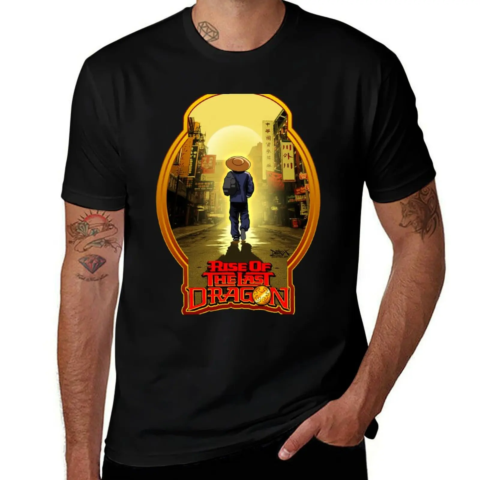 RISE OF THE LAST DRAGON T-Shirt summer clothes sports fans mens plain t shirts