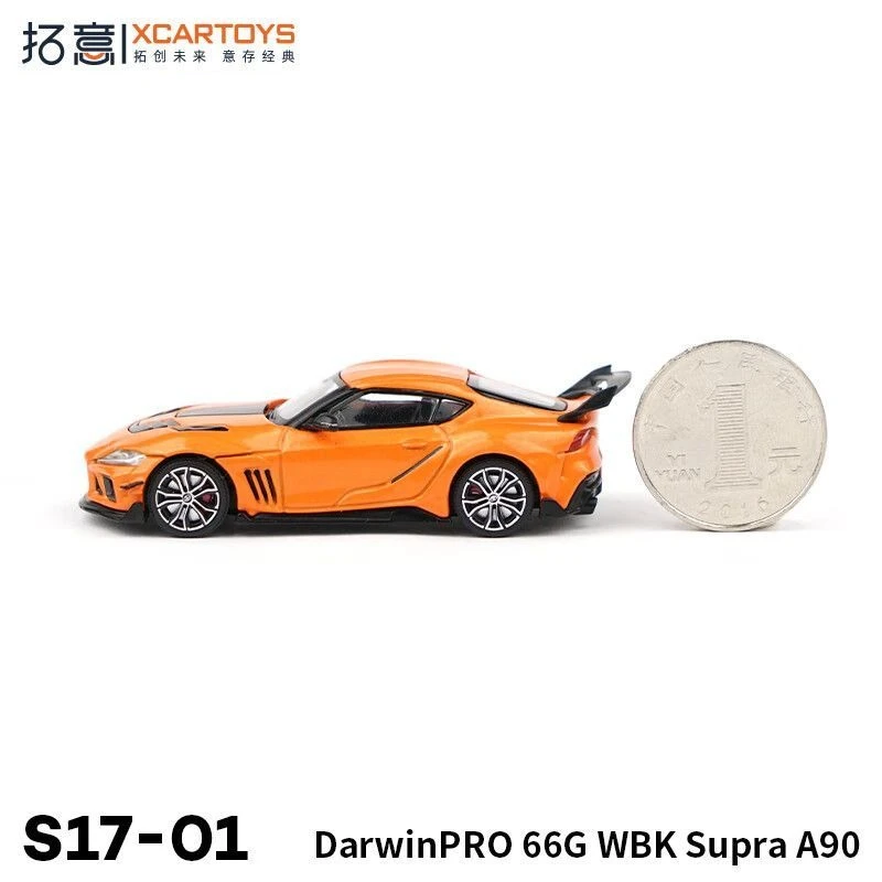 

XCARTOYS 1/64 S17-01 Supra A90 Alloy Car Static Model Mini Vehicles Children's Birthday Gift Toys Adult Collection Ornament