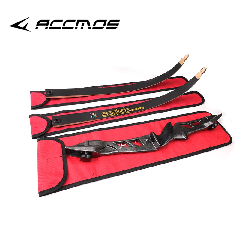 1 Set Archery Recurve Bow Limbs Case+Bow Handle Case Nylon Bag Easy Carrying Recurve Bow Accessories For Archer Hunting Shooting