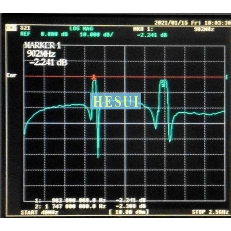 BPF filter GSM900, 1800 dual channel RF bandpass filter SMA interface Module Board