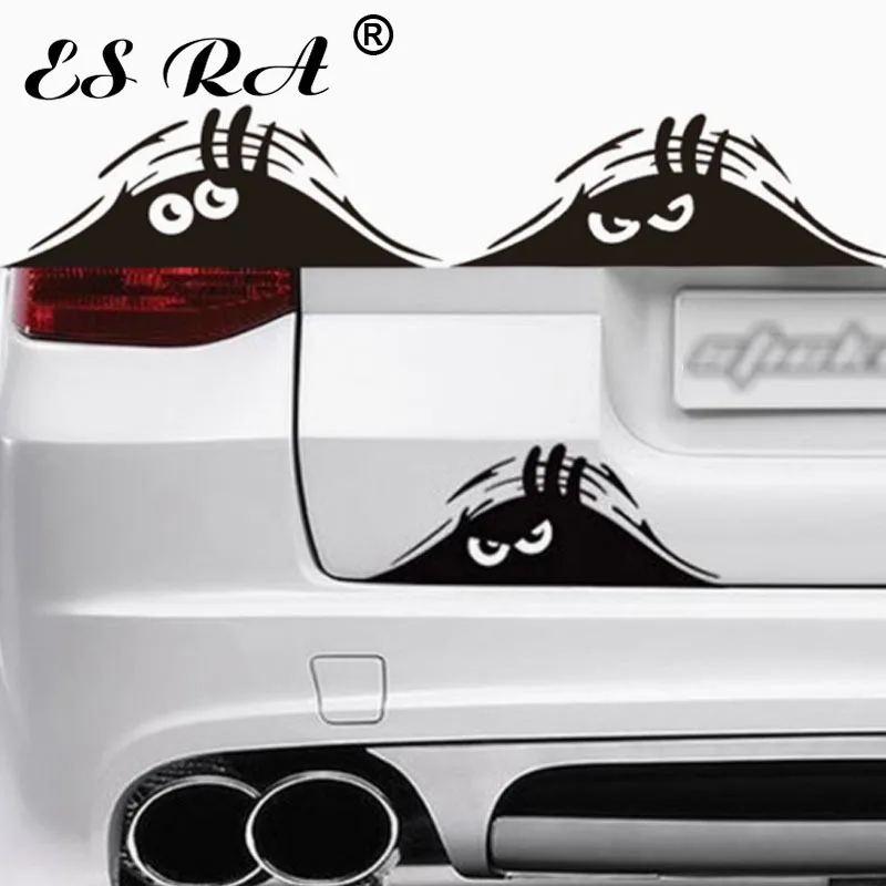 

Shy Little Beast Peeping At Little Monster Car Stickers Car Windows Car Tails Electric Motorcycles Waterproof Decals