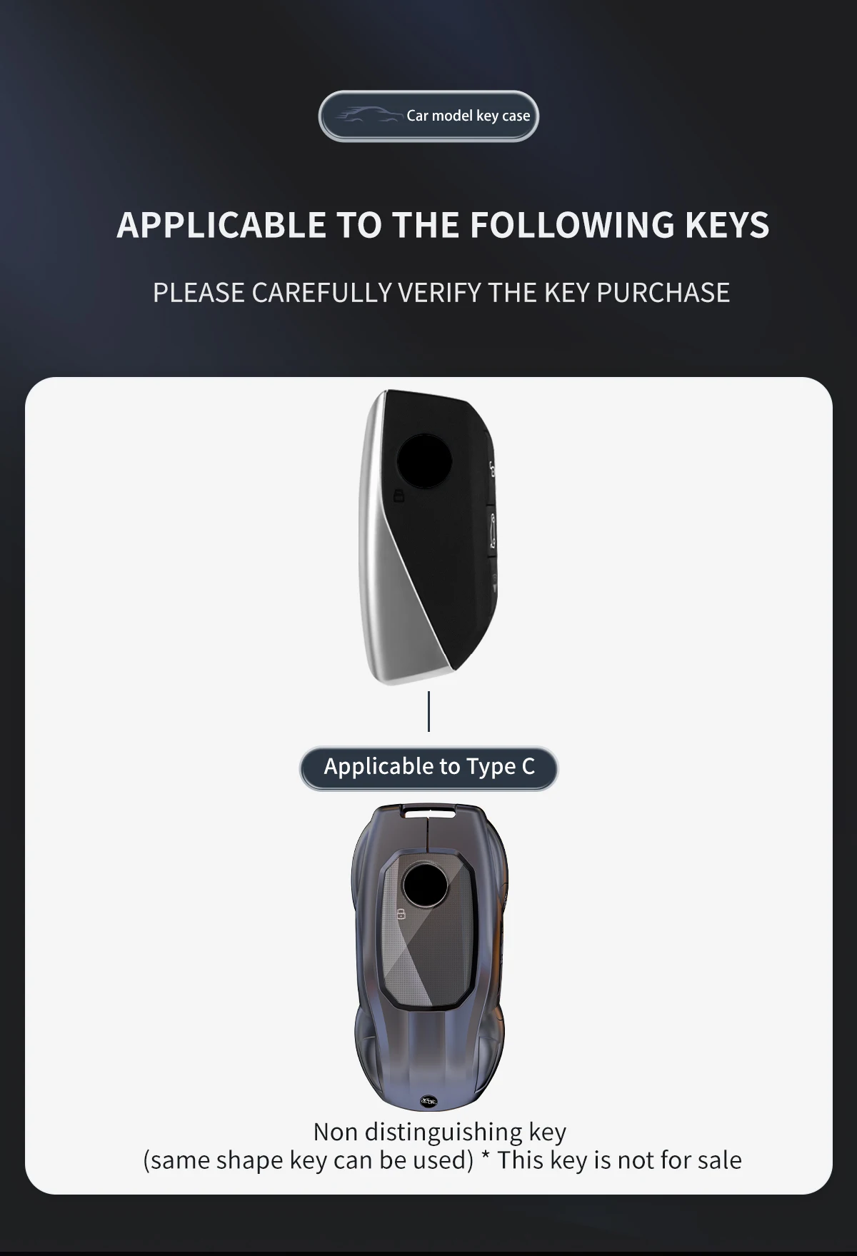 Zinc Alloy Car Key Case for BMW X1 U11 X7 i7 G07 XM G09 I7 G70 X5 G05 LCI IX IX40 I20 U06 G81 M3 Series 5 7 G60 Keychain 2