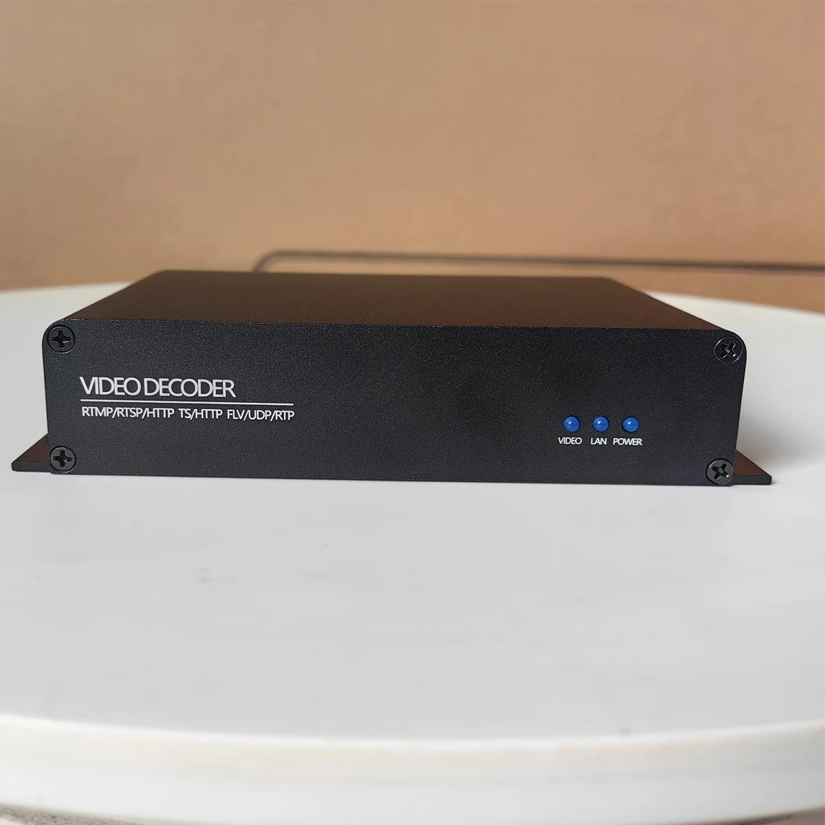 H.265 Decoder  Streaming SRT RTMP NDI IP To HD CVBS Video IPTV Decoderhdmi vga multicast decoding