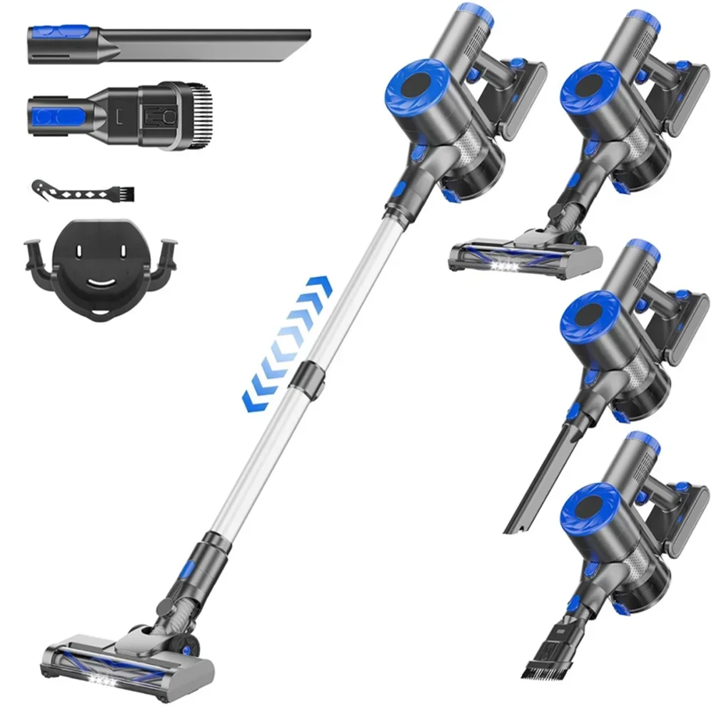 

004 Powerful Brushless Motor Rod Portable Wireless Wall Mounted Vacuum Cleaner