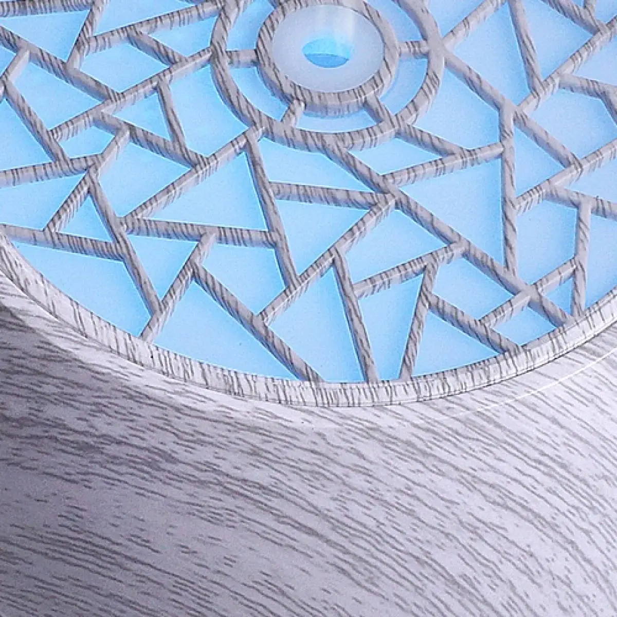 550ml Wood Grain Ultrasonic Diffuser w/ Remote, 7 LED Mood Lights, 6 Essential Oils, Aromatherapy for Home Wellness