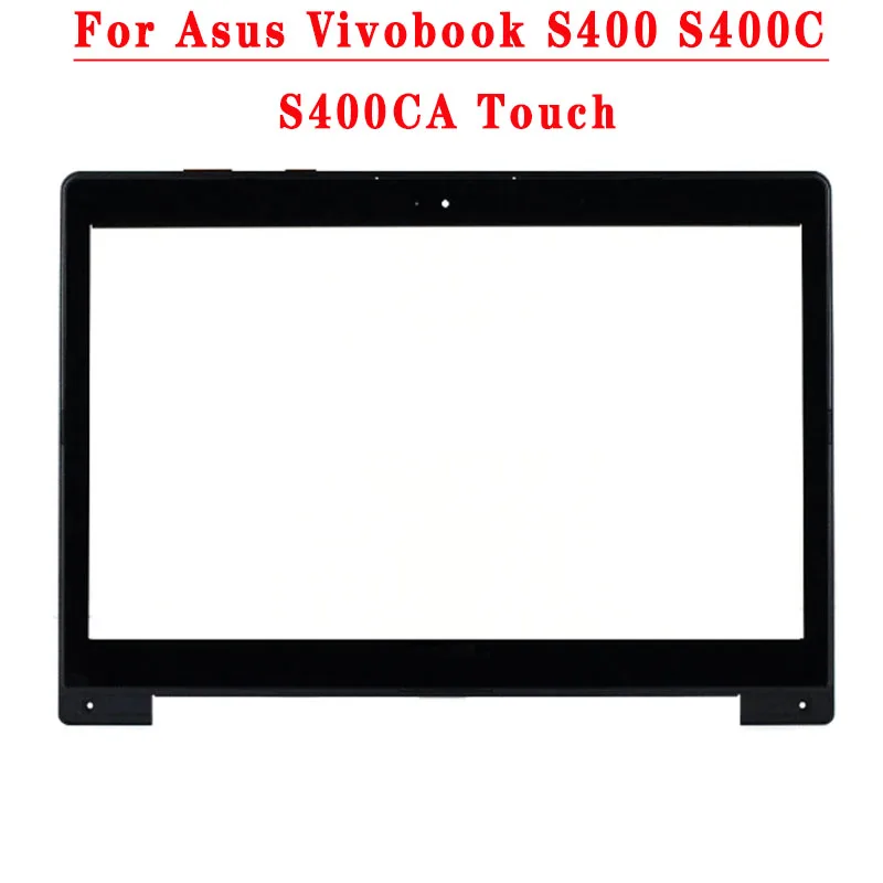 JA-DA5343RA 5343R PFC-2 14.0 inch Touch Glass For Asus Vivobook S400 S400C S400CA Touch Digitizer Glass Panel With Frame