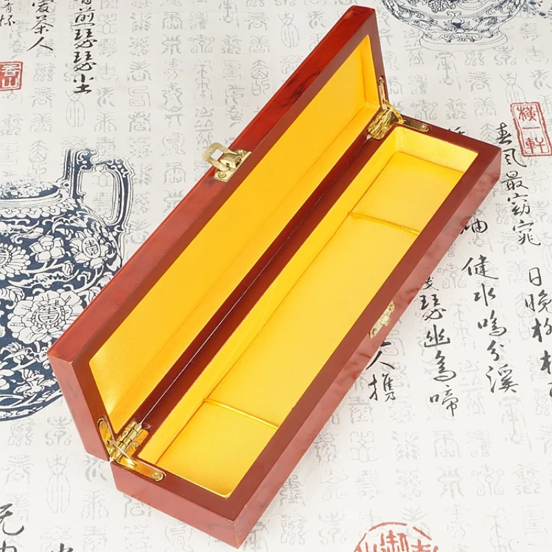 High-grade Jewelry Wooden Box Buddha Beads Packaging Box Brush Stationery Bracelet Necklace Jewelry Collection Box Wholesale