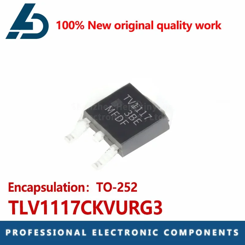 TLV1117CKVURG3 TY1117 é embalado com regulador diferencial de baixa tensão TO-252 800MA