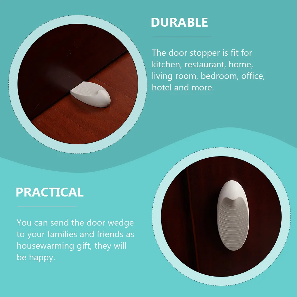 

2Pcs Door Stopper Wedge for Home Heavy Duty Safe Door Holder Ideal for Kids Rooms Hallways Apartments and Offices