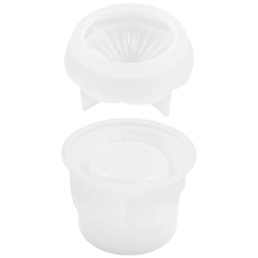 1 مجموعة صندوق تخزين دائري قالب لتقوم بها بنفسك سيليكون الايبوكسي صب مرنة قابلة لإعادة الاستخدام صياغة لوازم قوالب الايبوكسي لتقوم بها بنفسك قالب صندوق السيليكون