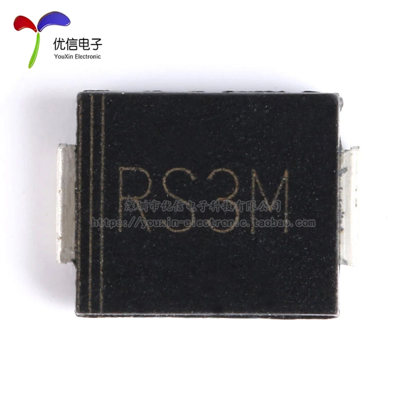 Smd Rs3m Do-214ab la diode 3a 1000v de récupération rapide