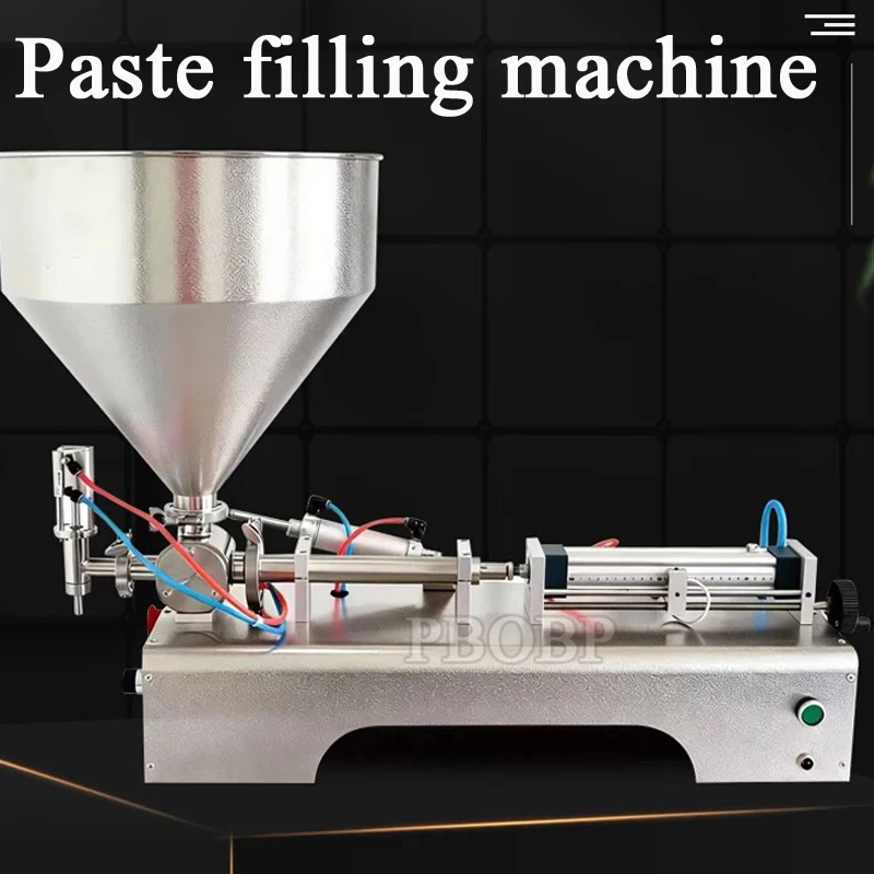 PBOBP Shampoo Cosmetic Cream Small Bottle Honey Peanut Paste Semi-Automatic Filling Machine Pneumatic Liquid Paste Filling