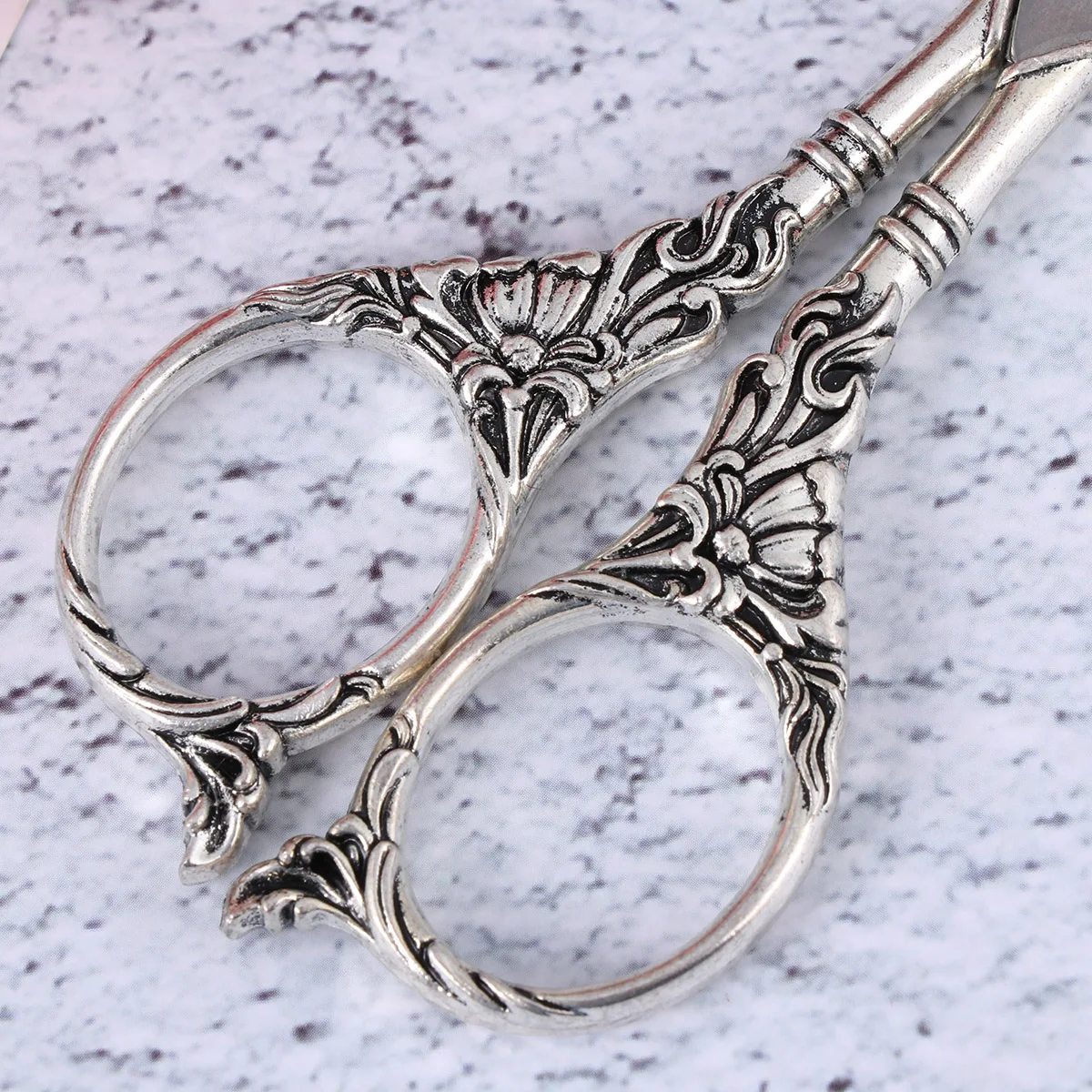 

1pc Style Sewing Scissors Stainless Steel Lightweight Ergonomic Handle For Fabric Cutting Craft Trimming Tool