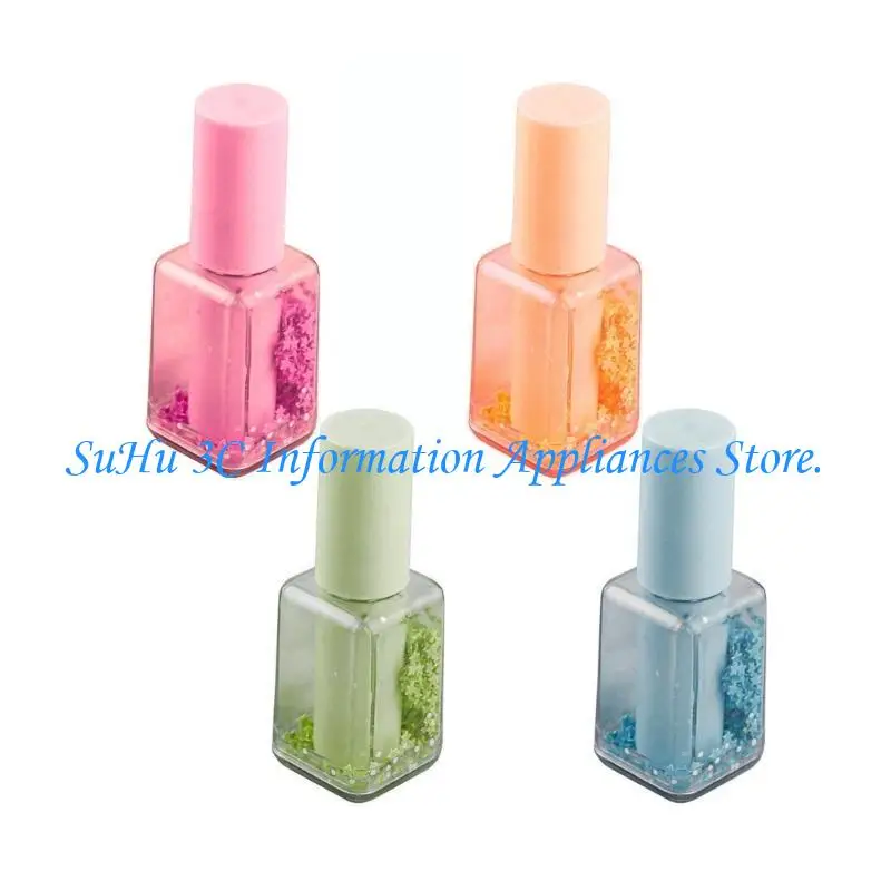 

J0MB 4 Pcs Highlighters Set Highlighter Markers Nails Polish Highlighter Pen Bible Marker Pen for Learning and Working