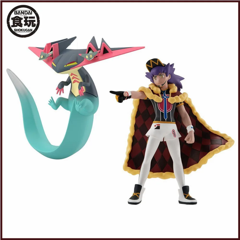 

In Stock Original Pokemon Scale World Leon Dragapult Galar Region Anime PVC Action Figure Pocket Monster Toys for Children Doll