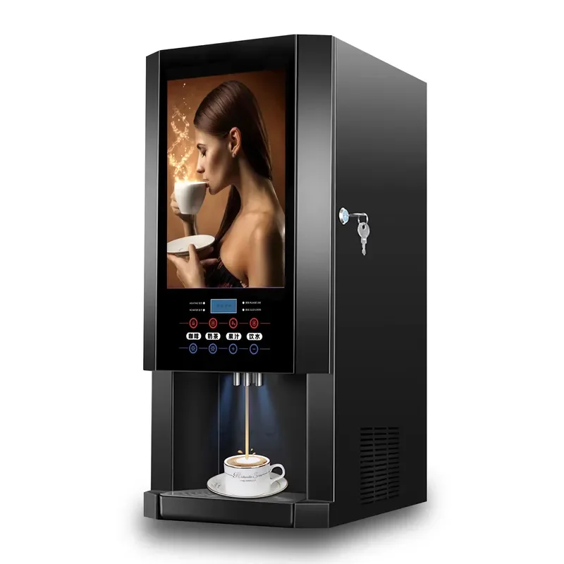 for 30SCW8 Commercial Instant Coffee Machine 3 Hot Cold Drinks Water Dispenser Office Canteen Vending Equipment