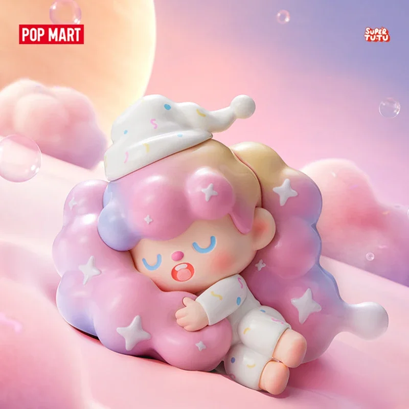 

POPMART SUPERTUTU HAPPY ING Series слепая коробка аниме фигурка сумка-угадай орнамент фигурки настольные куклы модель