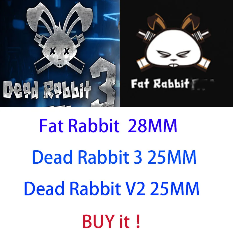 

Decoration fat Dead Rabbit 3 v3 v2 Siren v4 bskr mini max solo Taifun gtr Dvarw mtl zeus x mesh kayfun x furniture accessories