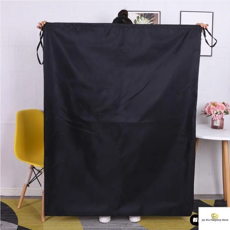 ถุงคลุมกันฝุ่นขนาดใหญ่ ผ้าคลุมเตียงแบบพับได้ สำหรับเตียงนอน ป้องกันฝุ่นละออง จัดระเบียบบ้าน