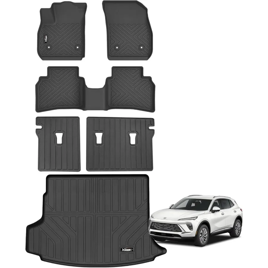 

AllWeather TPE Floor Mats for 20212026 Envision with Cargo Liner and Trunk Mat Full Set Protection Flooring for 2021 2022 2023