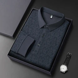 High quality long sleeved men's polo shirt autumn new style fashionable personalized camouflage style design top casual T-shirt