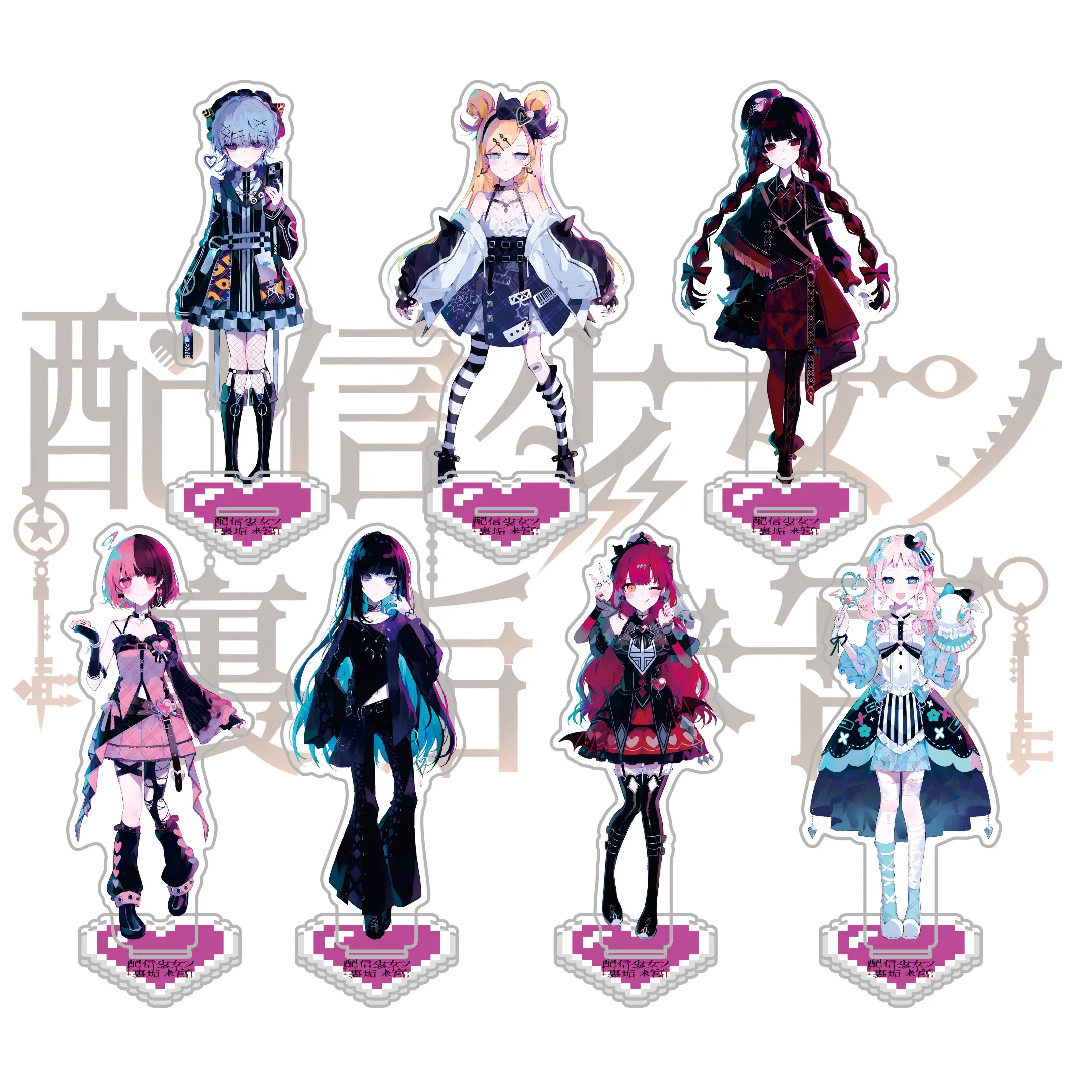 The Streamer’s Alt Account Labyrinth 15cm Acrylic Stand keychains Anime Figure Desk Decor Collectible Gift for fans