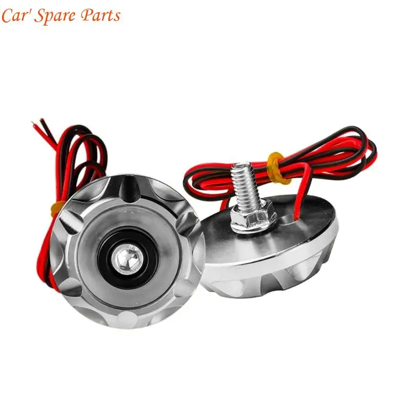 Y4UA Weather Resistant Motorcycle LED Side Lights 5 Brightness Levels Impact Resistant Frame Quick Wiring System