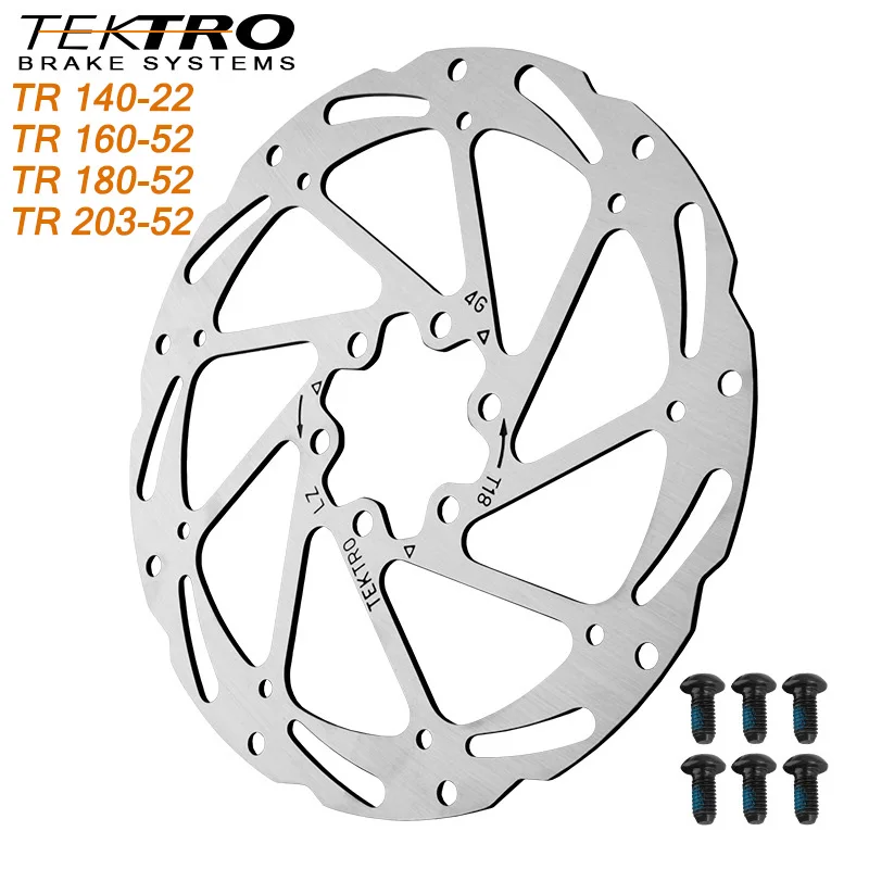 

TEKTRO Disc Brake Pads 140 160 180 203mm Bicycle Hydraulic Disc Brake Rotors For MTB Road Folding Cycling Bike Brake Accessories