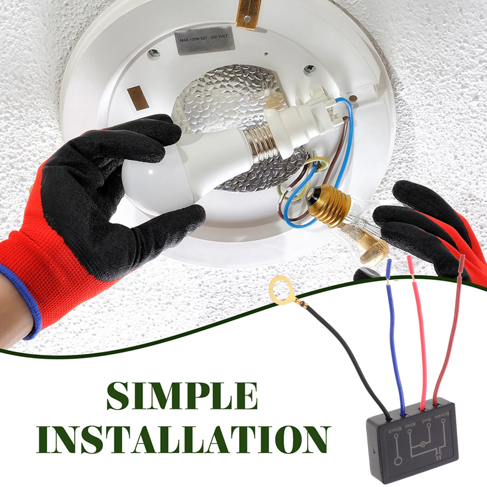 

Touch Sensor Dimmer Replacement Table Lamp Switch Touch Adjustable Light Dimmer Module Control Universal Table Lamp Replacement