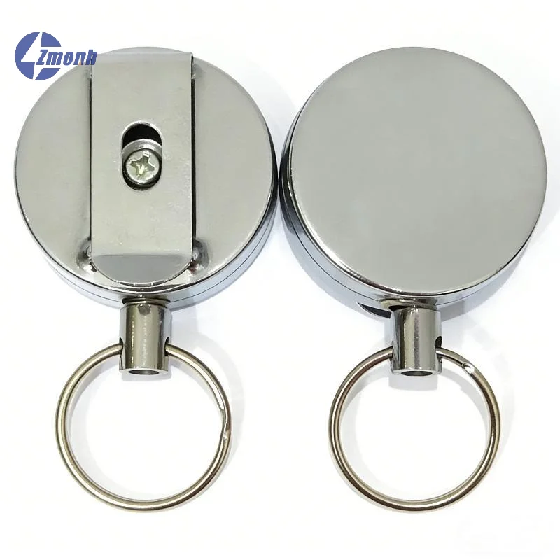 New！Retractable Pull Pen Pencil Holder Universal Pen Lanyard With Belt Clip Key Ring For Carpenters Workers Nurses Waiters