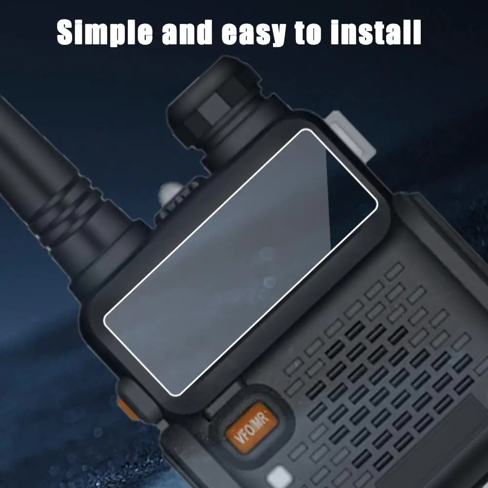 1 шт. для Baofeng внутренней связи UV-5R Высокое разрешение пленки пленка против царапин/Взрывозащищенная пленка/противотуманная пленка
